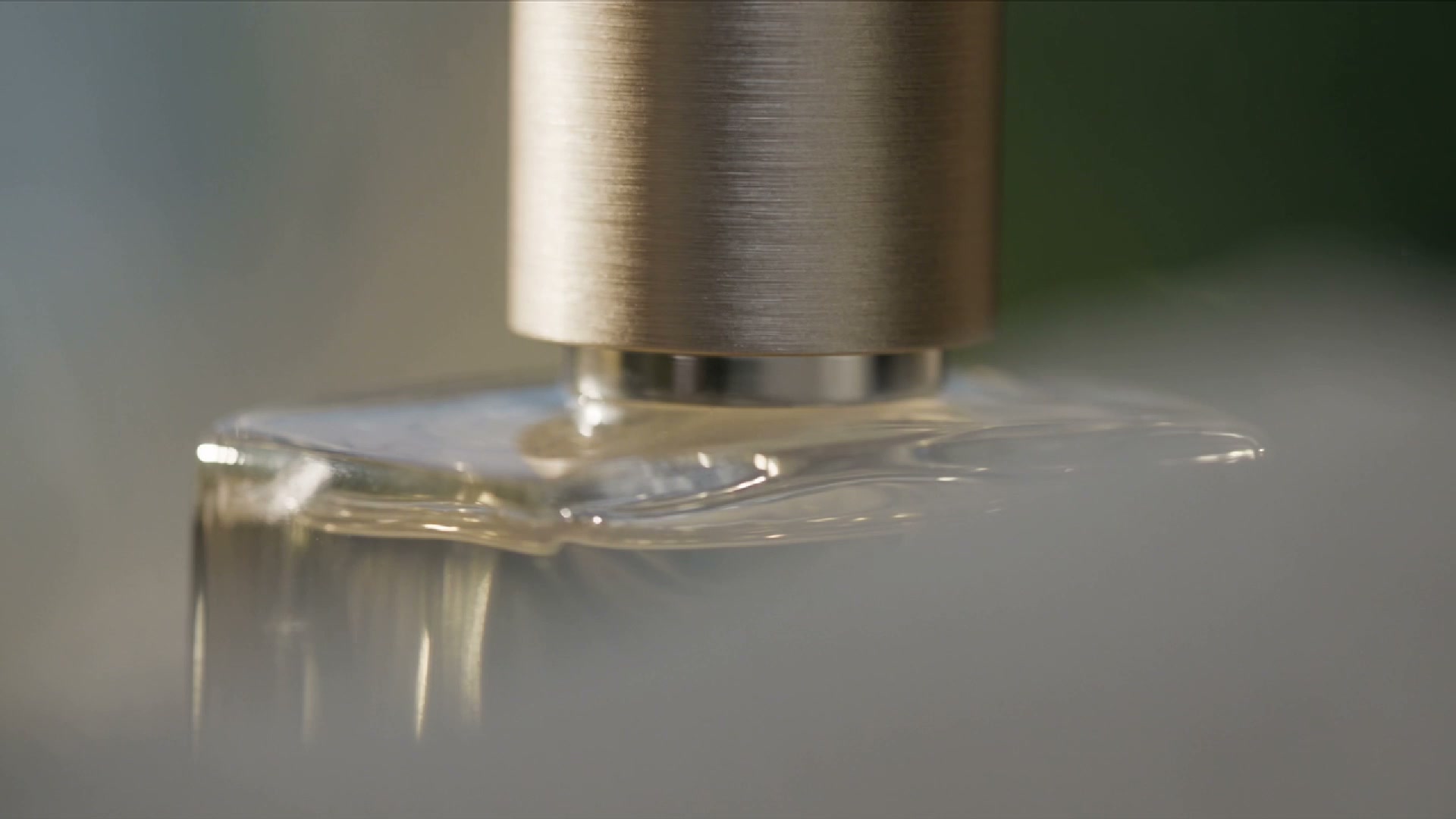 Perfume bottle material macro