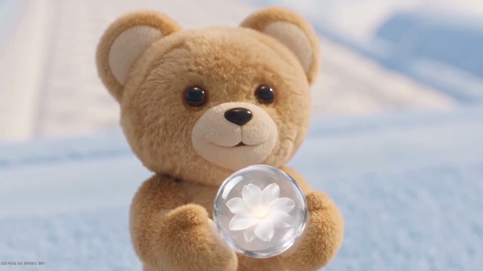 Snuggle bear hero close-up with the fragrance capsule