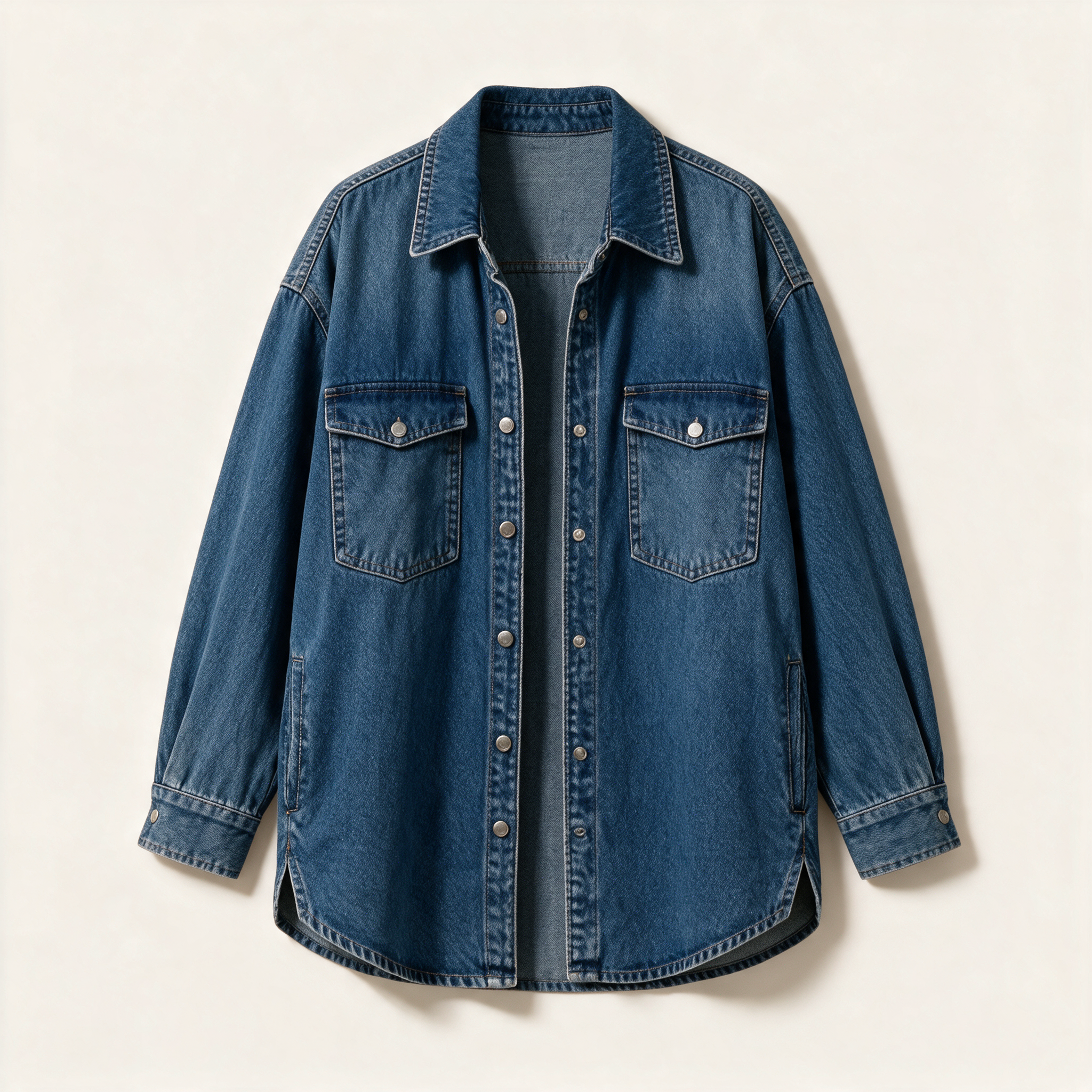 Denim overshirt