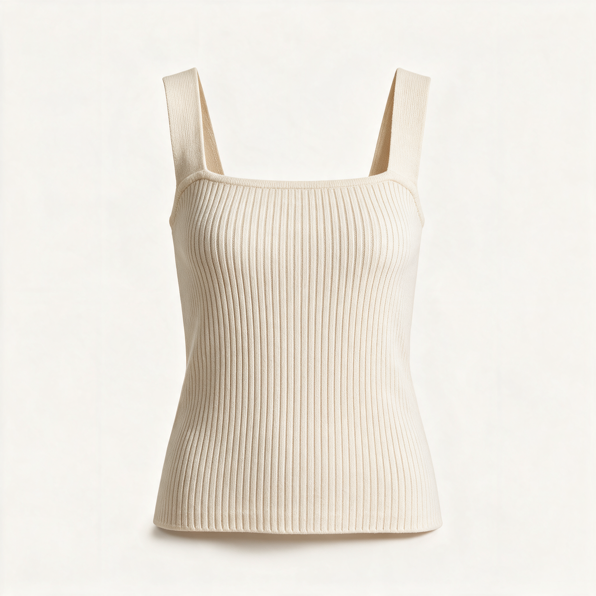 Square-neck top